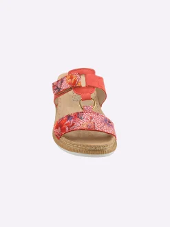 Pantoletten|Fischer Pantolette rot