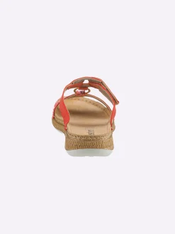 Pantoletten|Fischer Pantolette rot