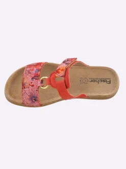 Pantoletten|Fischer Pantolette rot