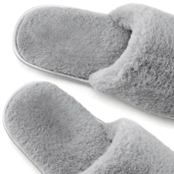 Pantoletten|Vivance Pantolette grau