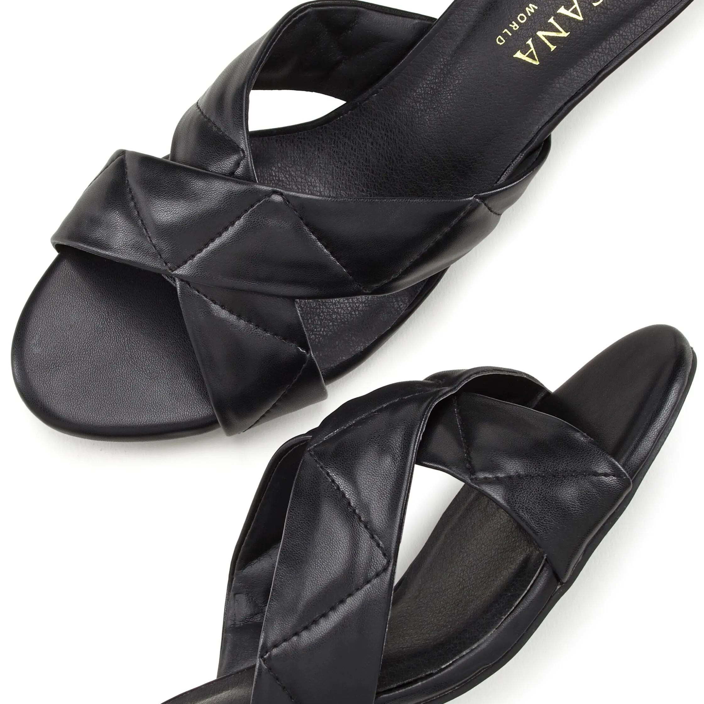 Pantoletten|LASCANA Pantolette schwarz