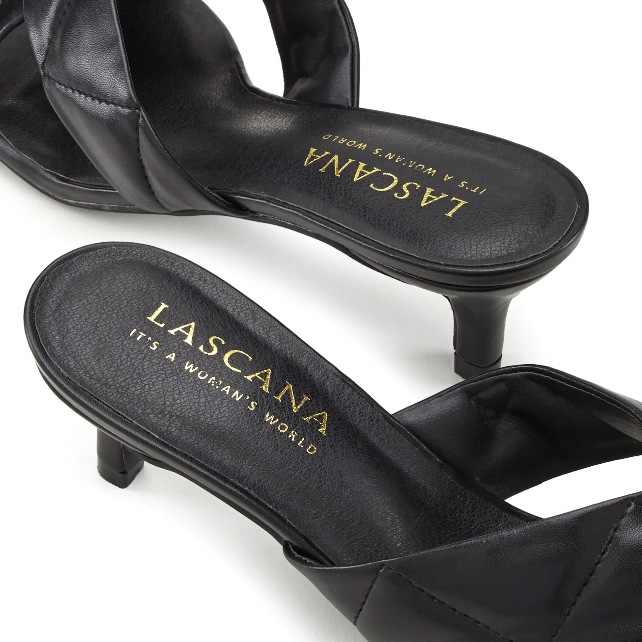 Pantoletten|LASCANA Pantolette schwarz