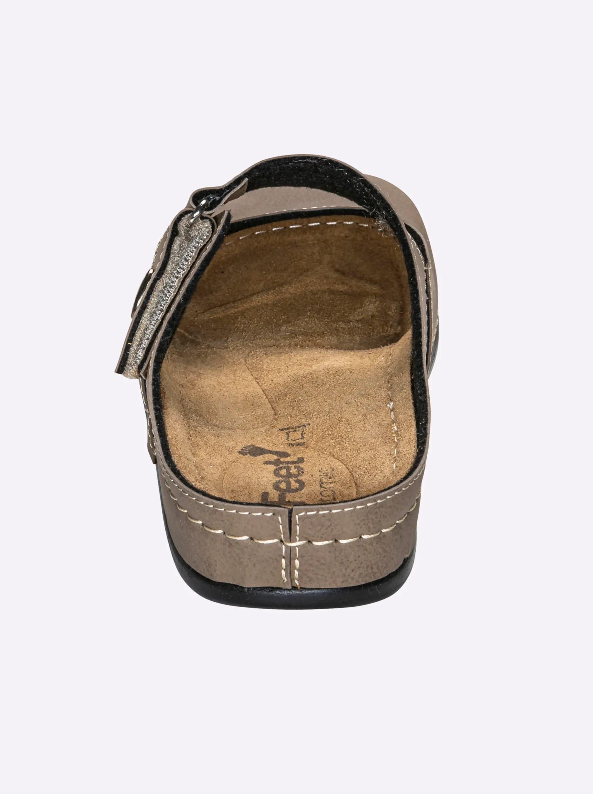 Pantoletten|Dr. Feet Pantolette taupe