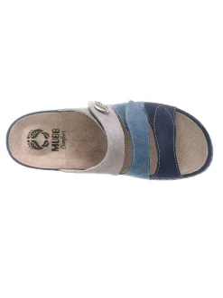 Pantoletten|Mubb Pantolette blau-grau