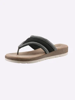 Pantoletten|airsoft modern+ Pantolette schwarz