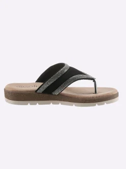 Pantoletten|airsoft modern+ Pantolette schwarz