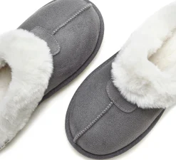 Pantoletten|Vivance Pantolette grau