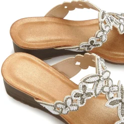 Pantoletten|Vivance Pantolette weiß