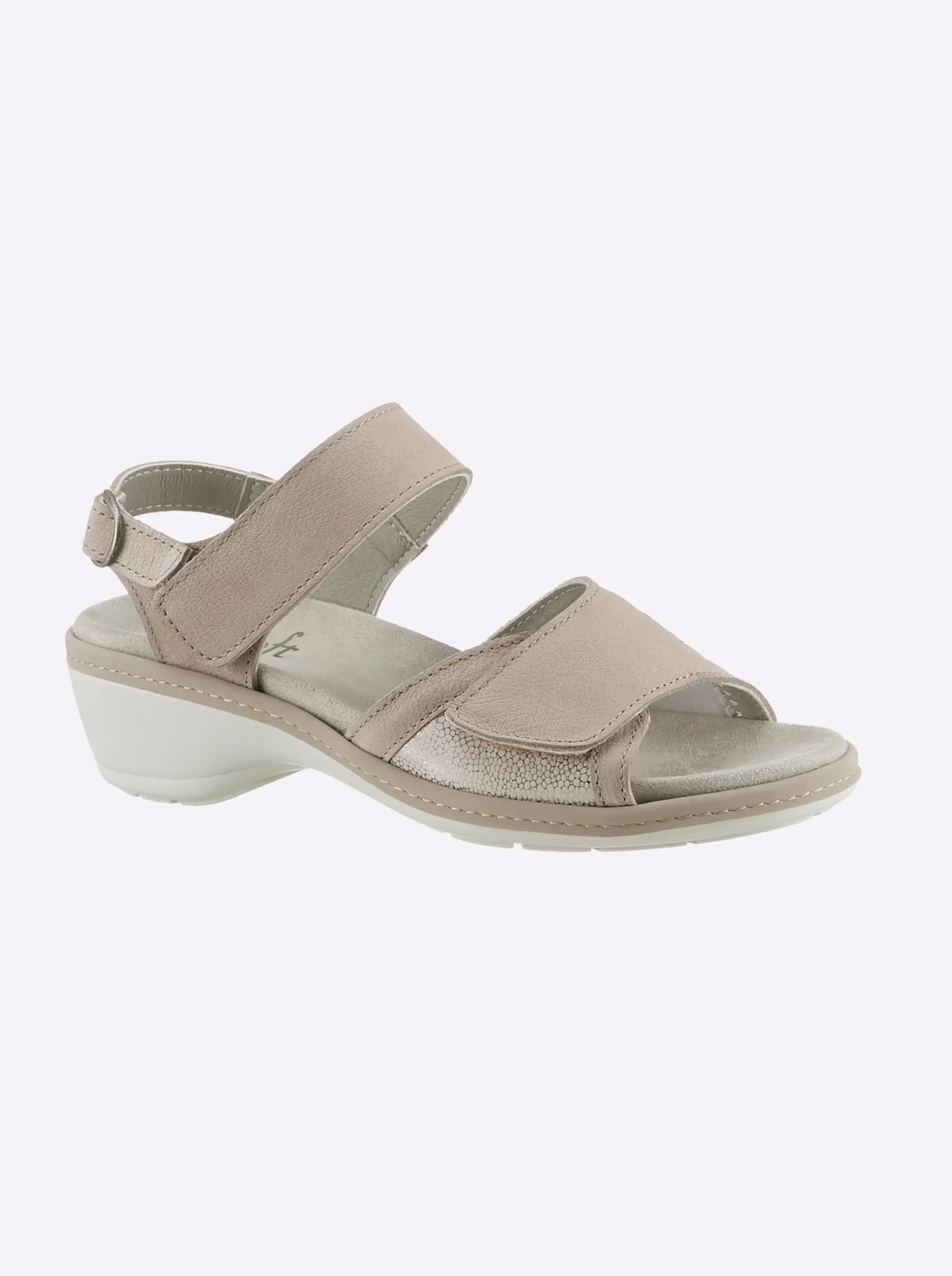 Sandalen & Sandaletten|airsoft comfort+ Pantolette beige