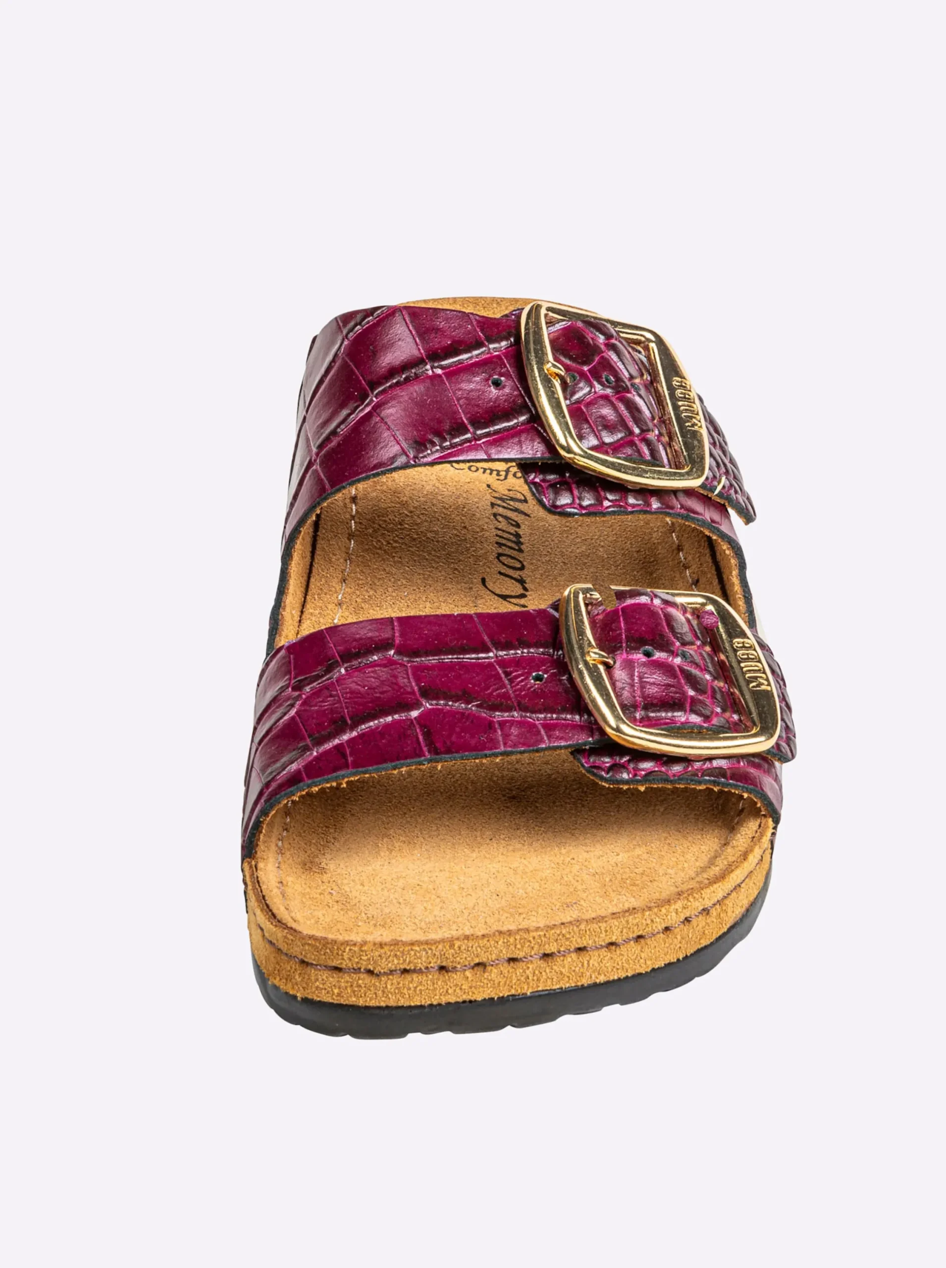 Hausschuhe|Mubb Pantolette bordeaux