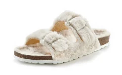 Pantoletten|Vivance Pantolette beige