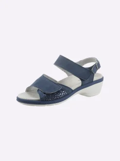 Sandalen & Sandaletten|airsoft comfort+ Pantolette jeansblau