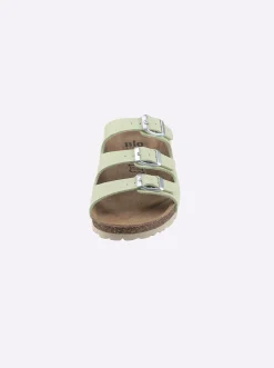 Pantoletten|Bio Time Pantolette in schlanker Weite F pistazie