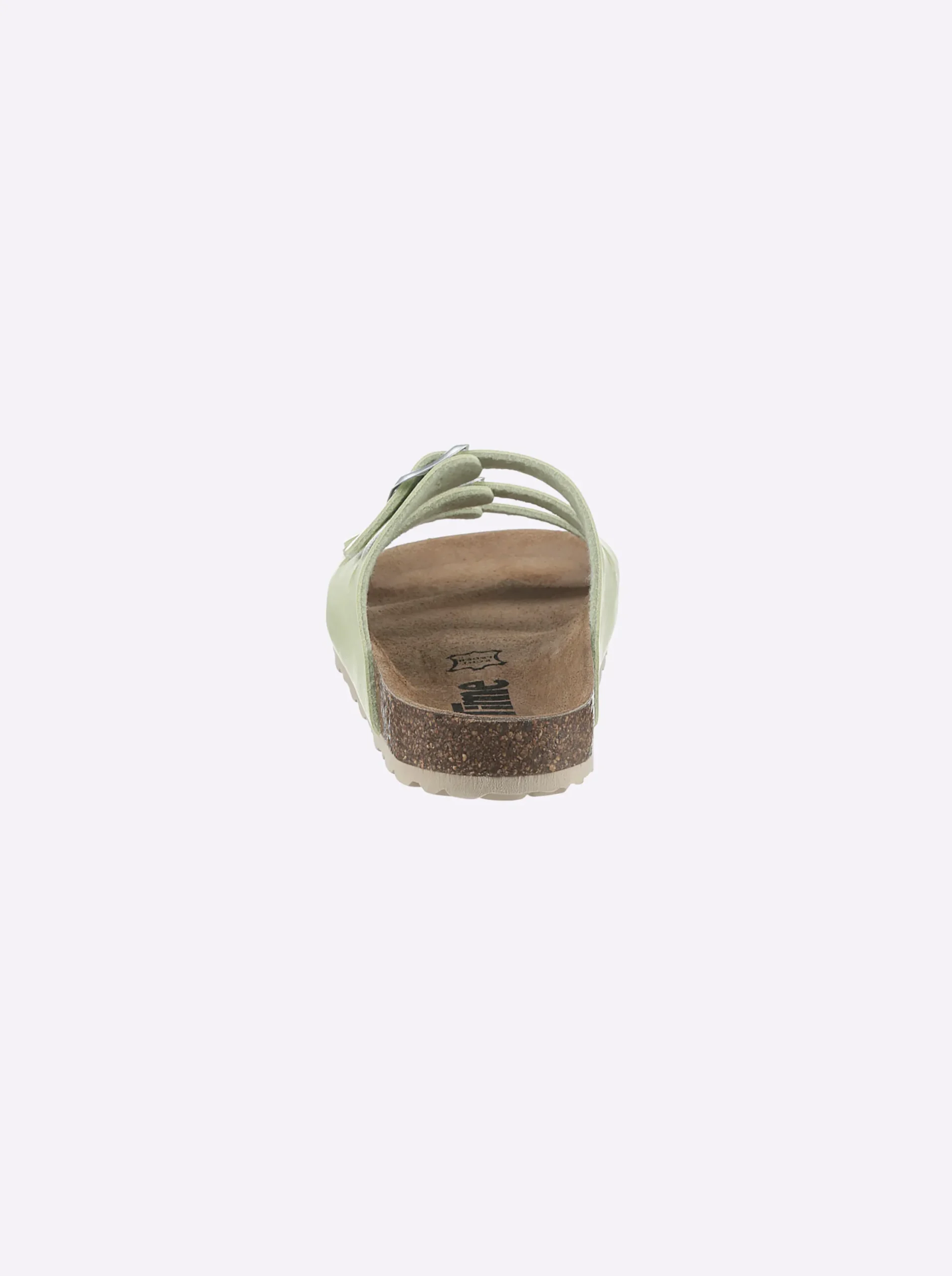 Pantoletten|Bio Time Pantolette in schlanker Weite F pistazie