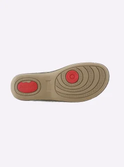 Pantoletten|airsoft comfort+ Pantolette mit Antishock-System marine-metallicfarben