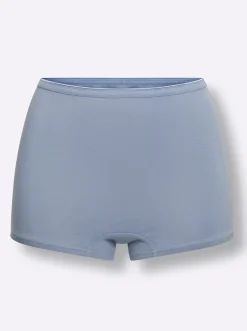 Unterhosen|wäschepur Panty 2xbleu-geringelt+2xbleu