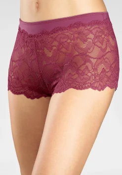 Unterhosen|Vivance Panty bordeaux,schwarz