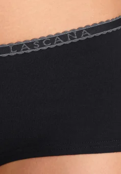 Unterhosen|LASCANA Panty schwarz,anthrazit