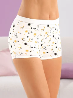 Unterhosen|wäschepur Panty weiß-bedruckt
