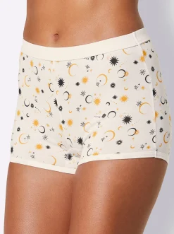 Unterhosen|wäschepur Panty weiß-bedruckt