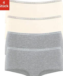 Unterhosen|LASCANA Panty grau-meliert,creme