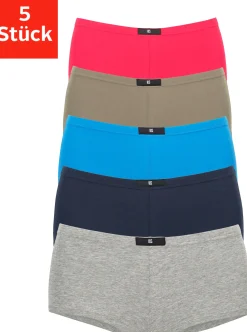 Unterhosen|H.I.S Panty rot,marine,blau,khaki,grau-meliert