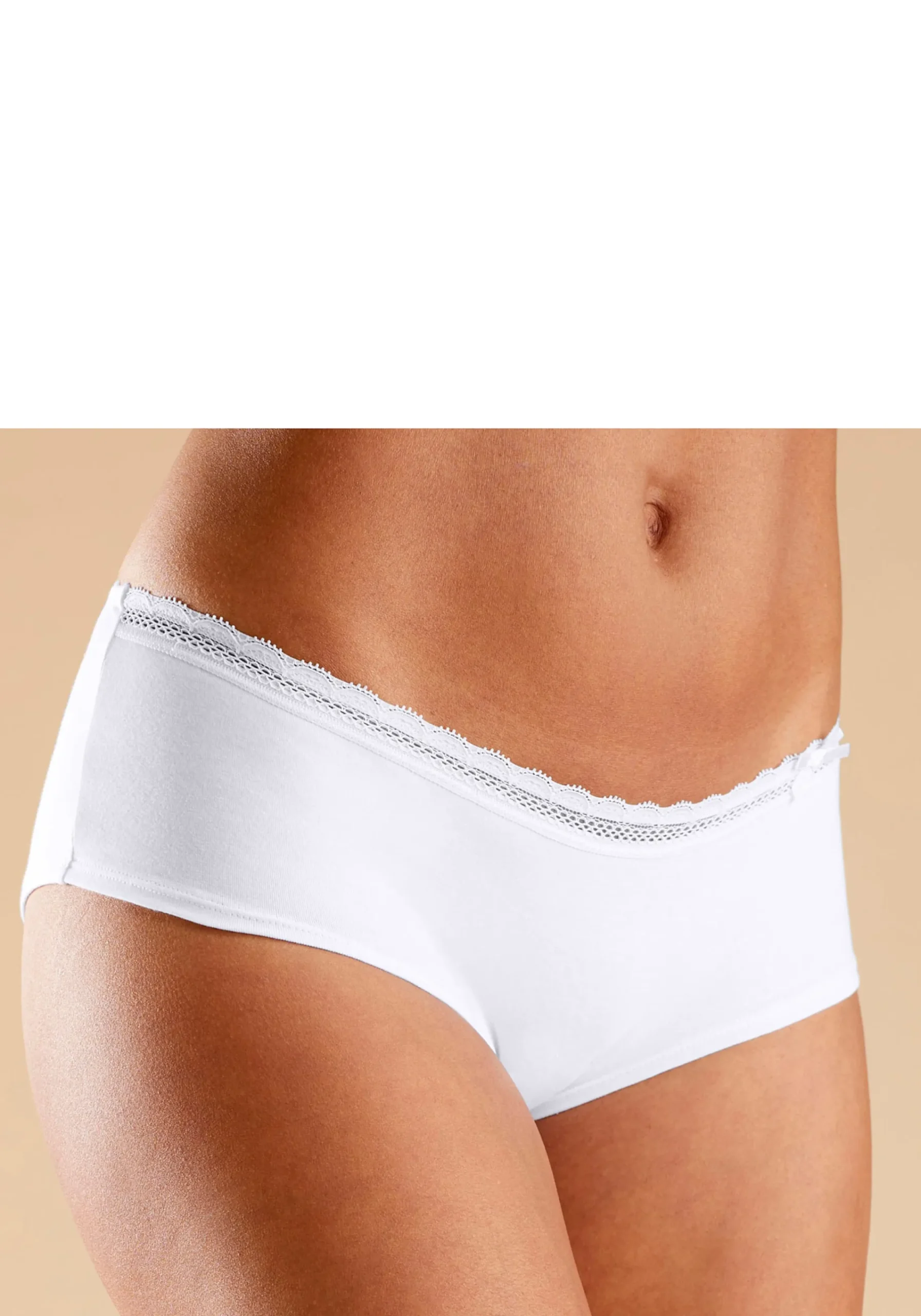 Unterhosen|Nuance Panty rosenholz+weiß