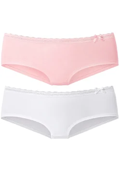 Unterhosen|Nuance Panty rosenholz+weiß
