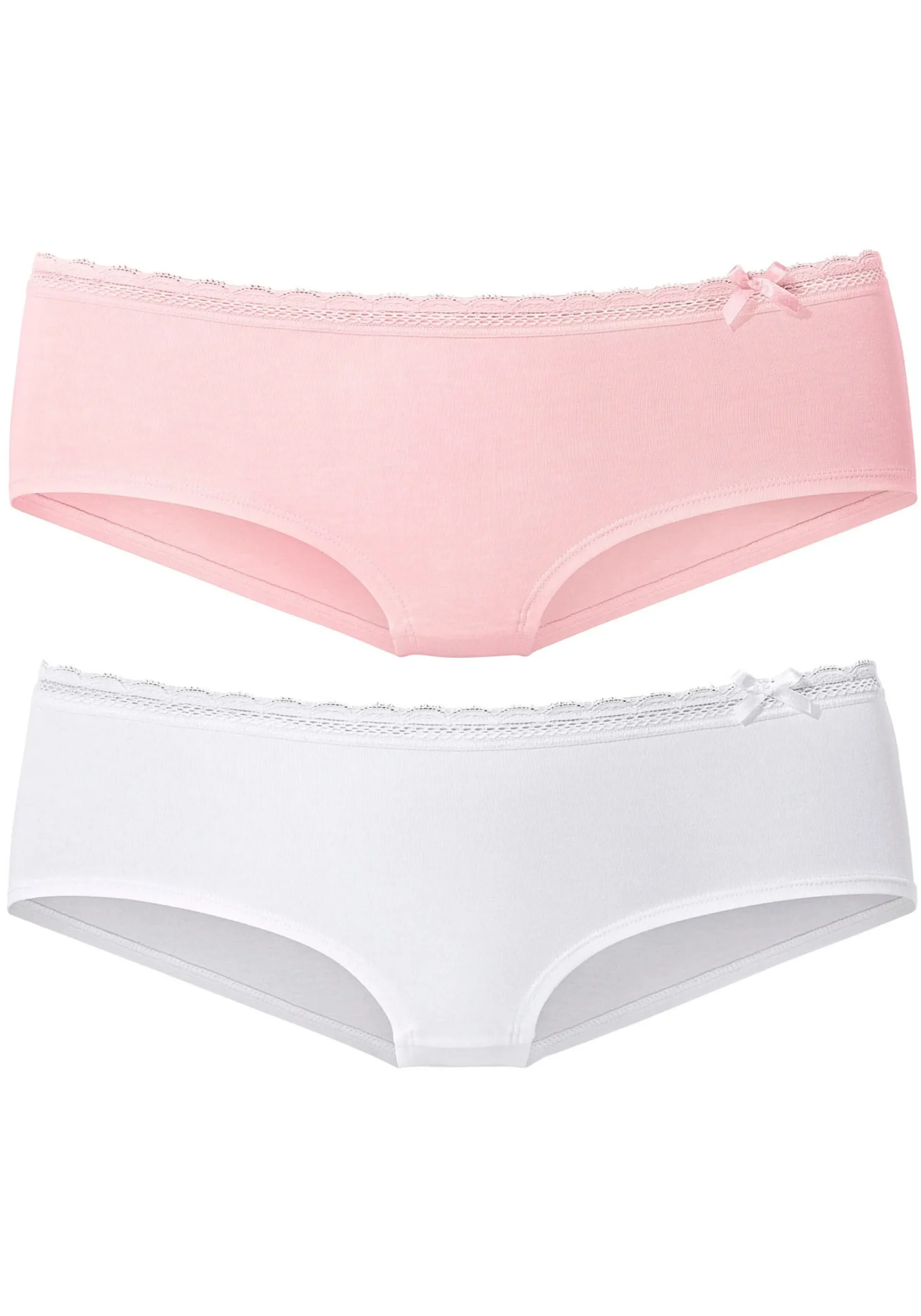 Unterhosen|Nuance Panty rosenholz+weiß