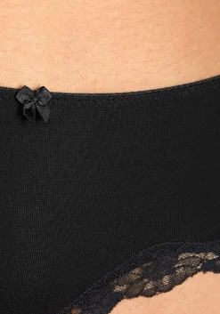 Unterhosen|LASCANA Panty schwarz