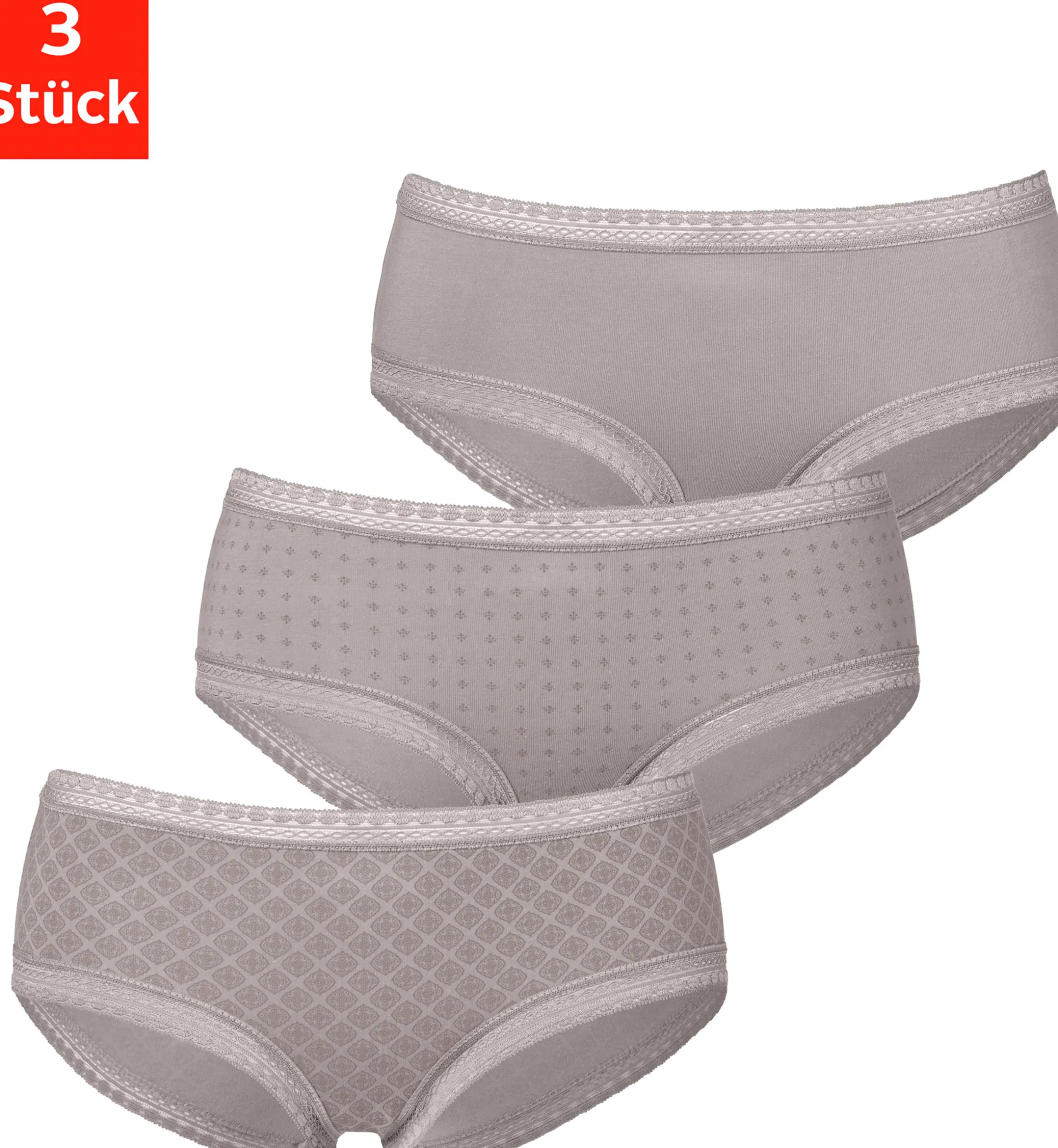 Unterhosen|LASCANA Panty taupe