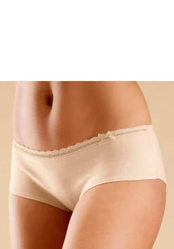 Unterhosen|Nuance Panty schwarz+toffee