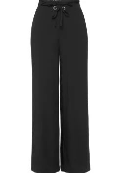 Hosen|LASCANA Paperbag-Hose schwarz