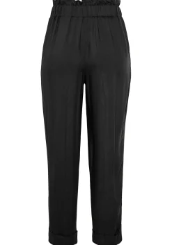 Strandmode|LASCANA Paperbag-Hose schwarz
