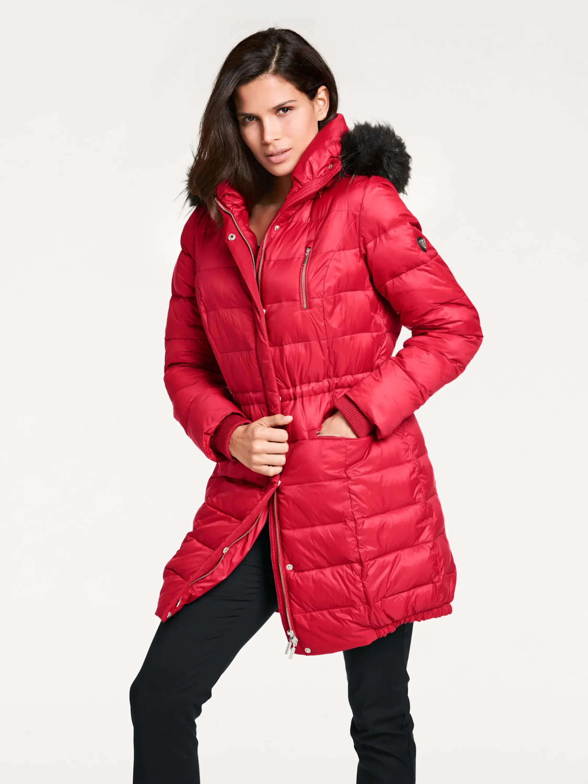 Jacken|heine Parka rot