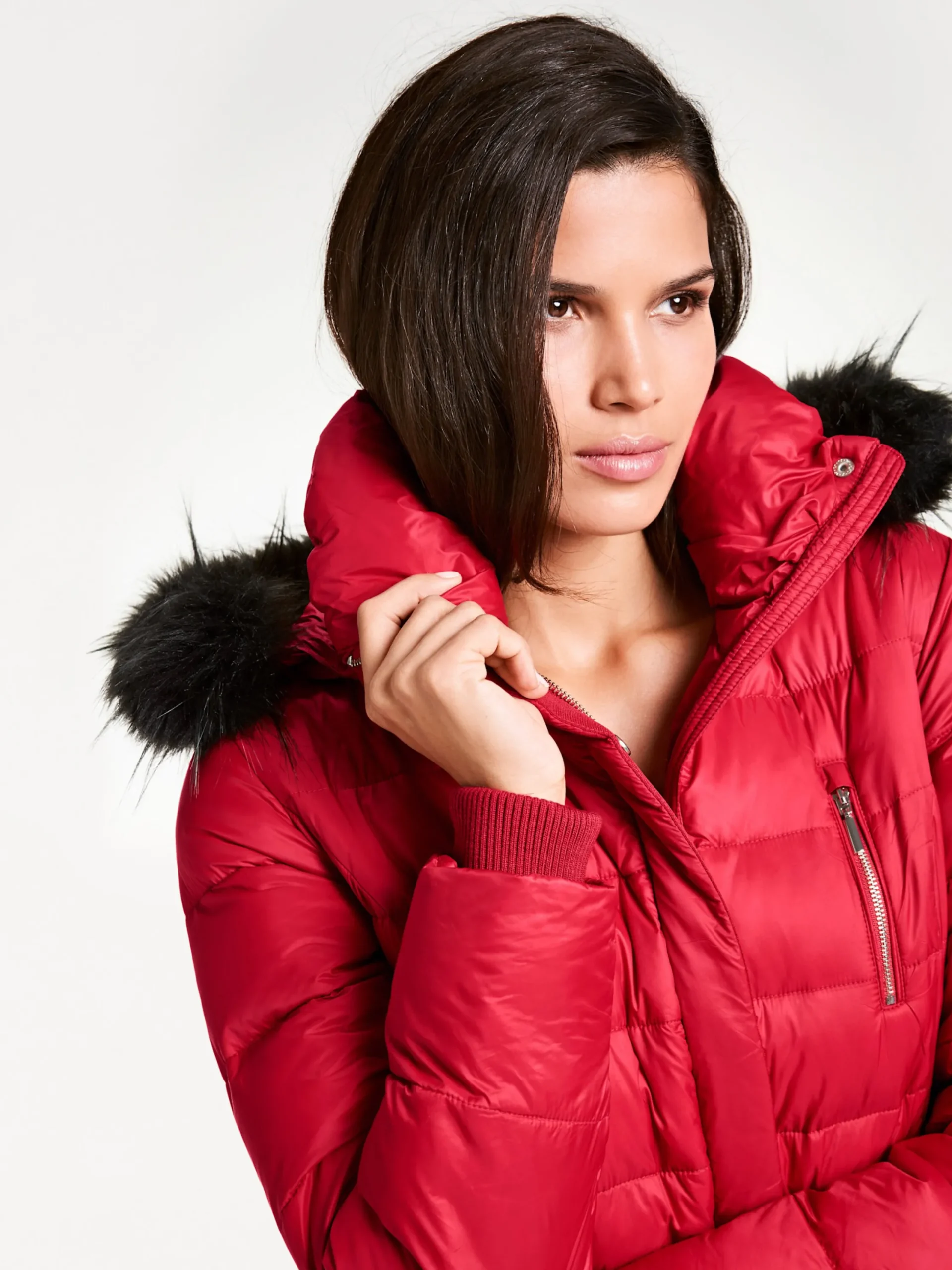 Jacken|heine Parka rot
