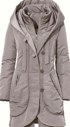 Jacken|heine Parka taupe