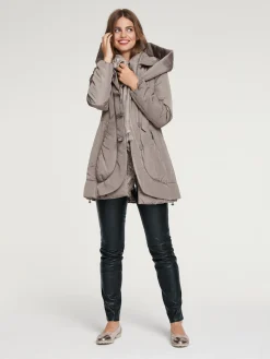 Jacken|heine Parka taupe