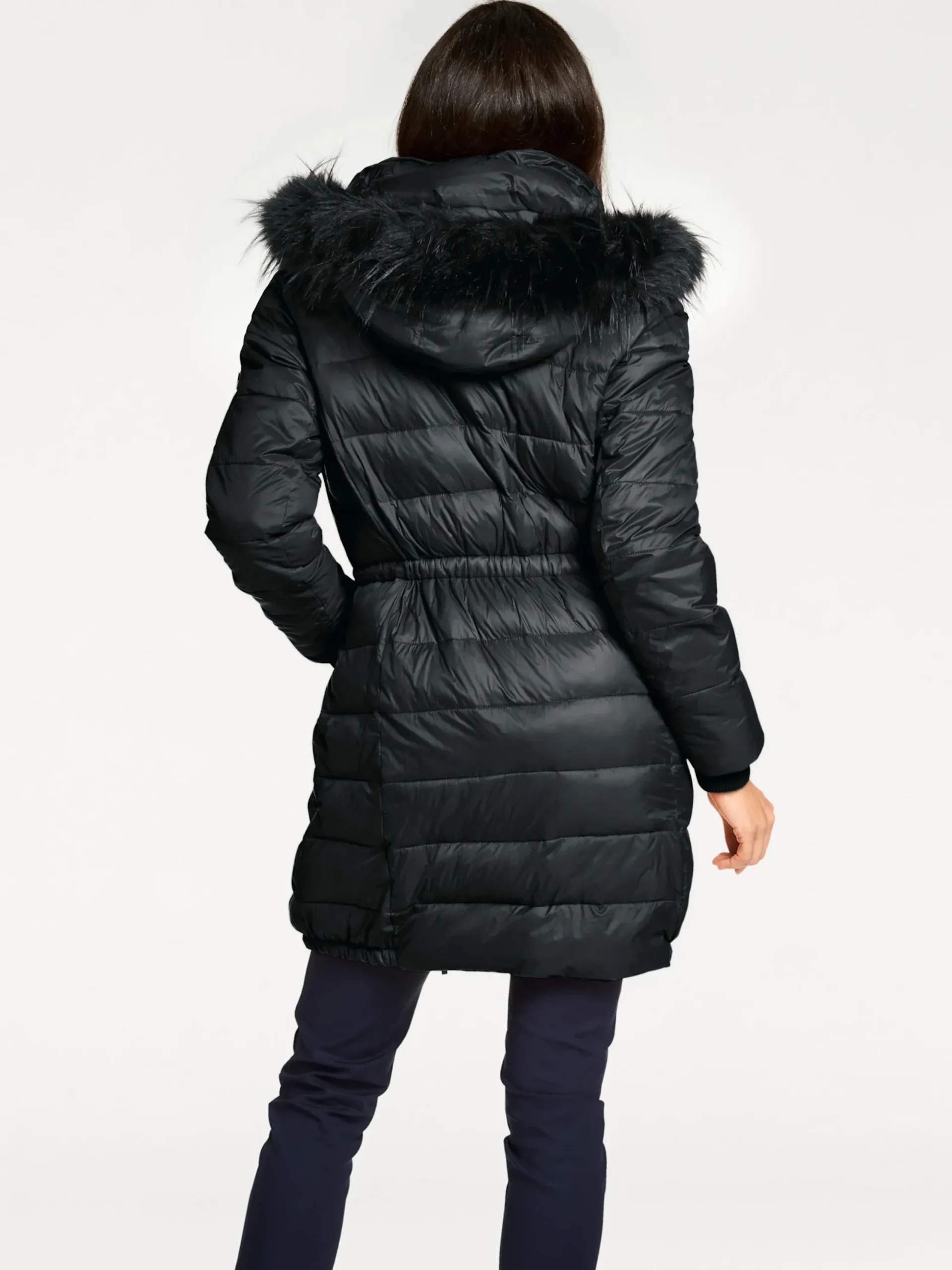 Jacken|heine Parka schwarz