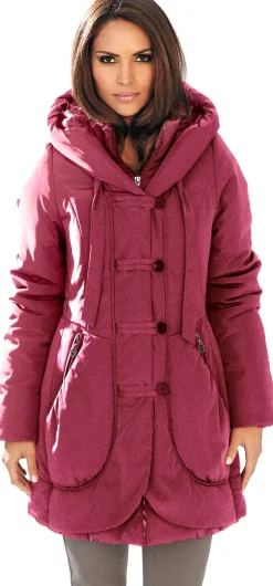 Mäntel|heine Parka bordeaux