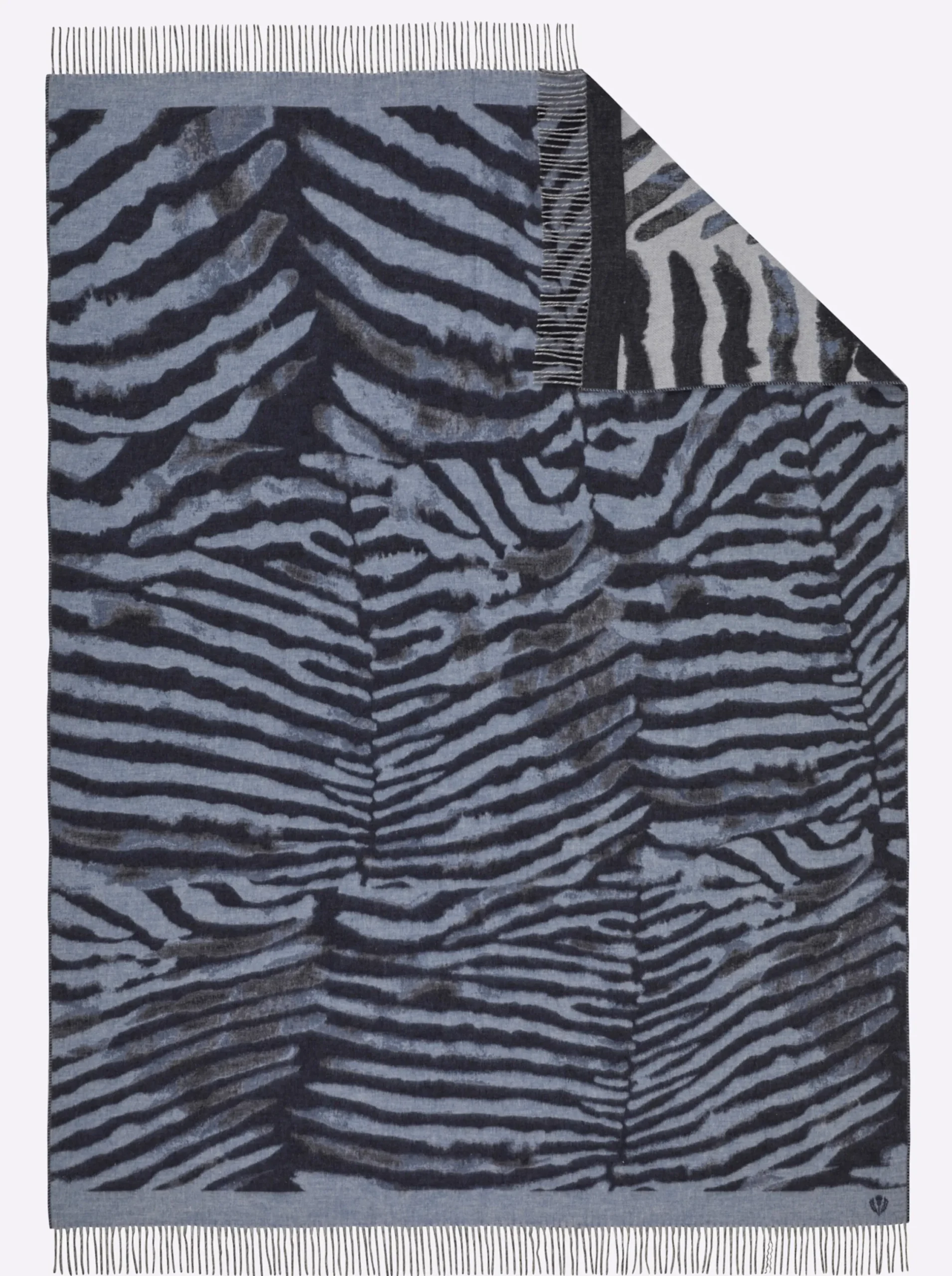 Wohndecken| Plaid blau