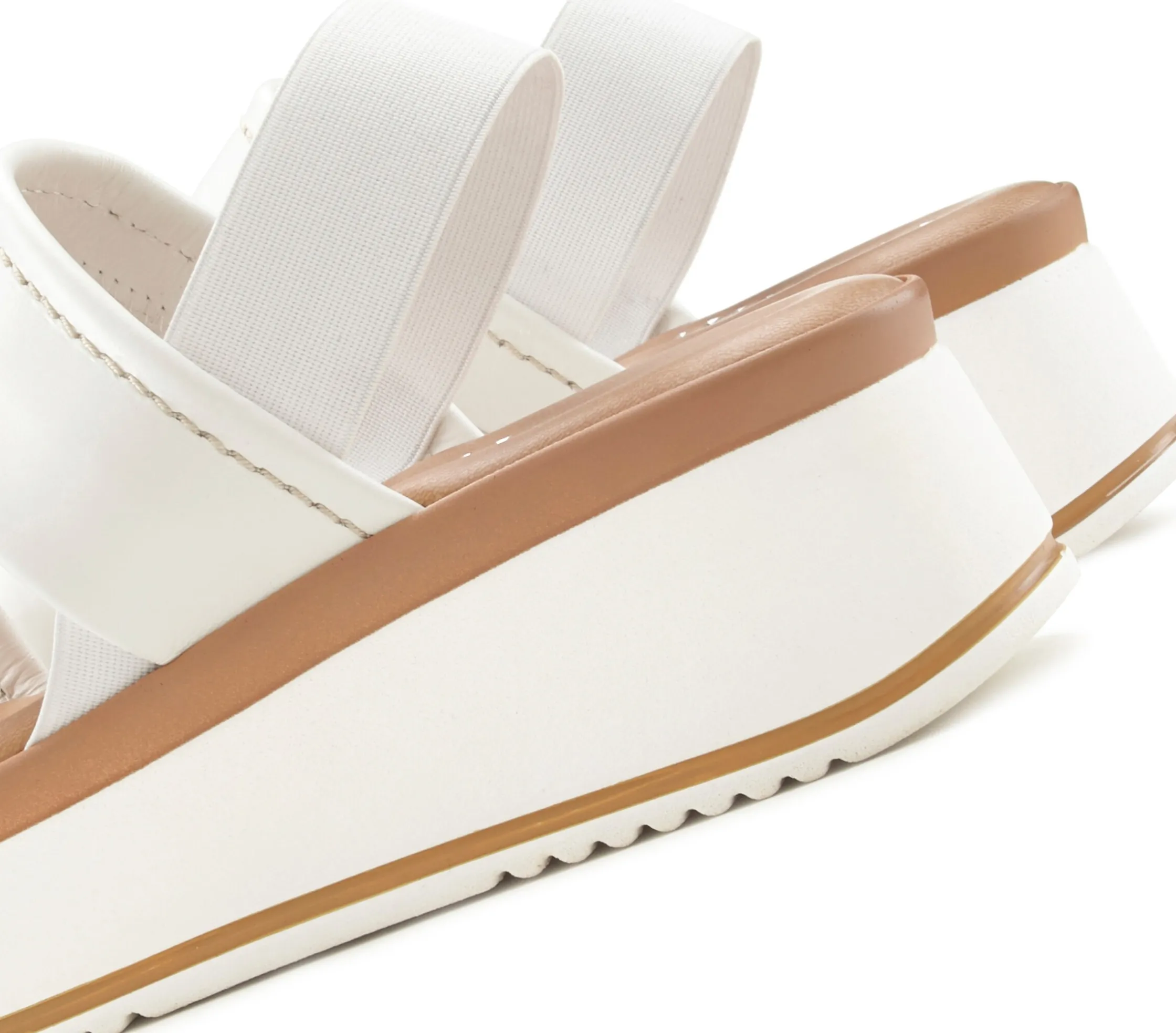Sandalen & Sandaletten|LASCANA Plateausandaletten weiß