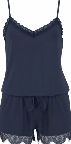 Strandmode|Homewear|LASCANA Playsuit blau
