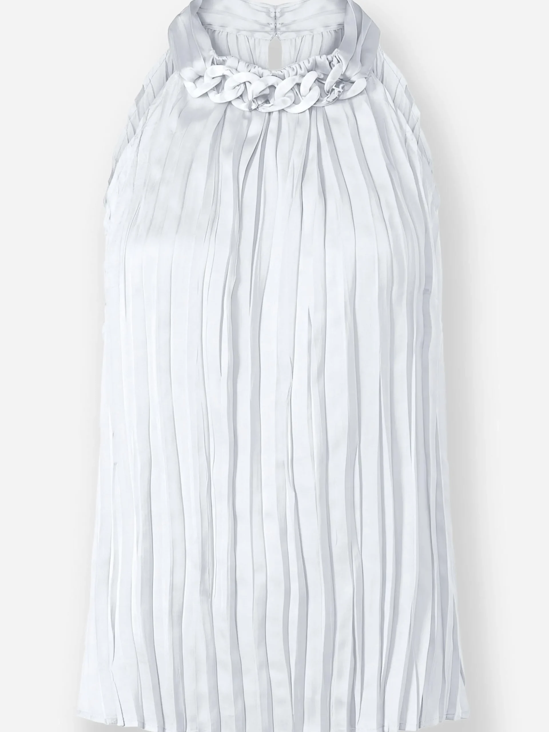 Blusen|Shirts|heine Pliseetop mit Ketten-Verzierung ecru