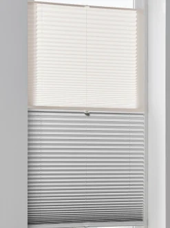 Gardinen & Rollos|heine home Plissee-Jalousie weiß-grau