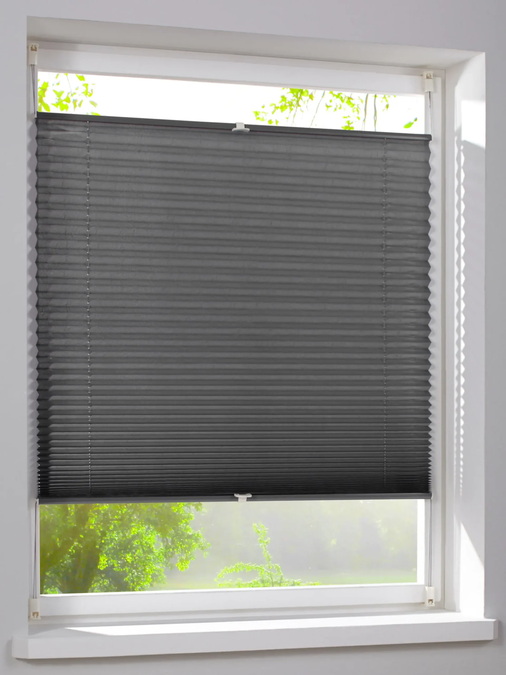 Gardinen & Rollos|heine home Plissee-Jalousie grau