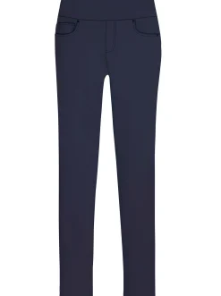 Hosen| 5-Pocket-Hose mit hohem Bund marine