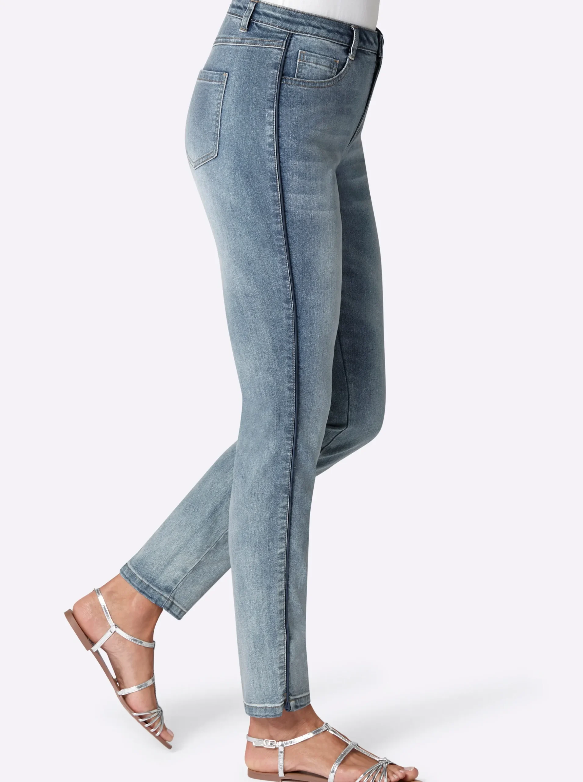 Jeans| 5-Pocket-Jeans blue-bleached