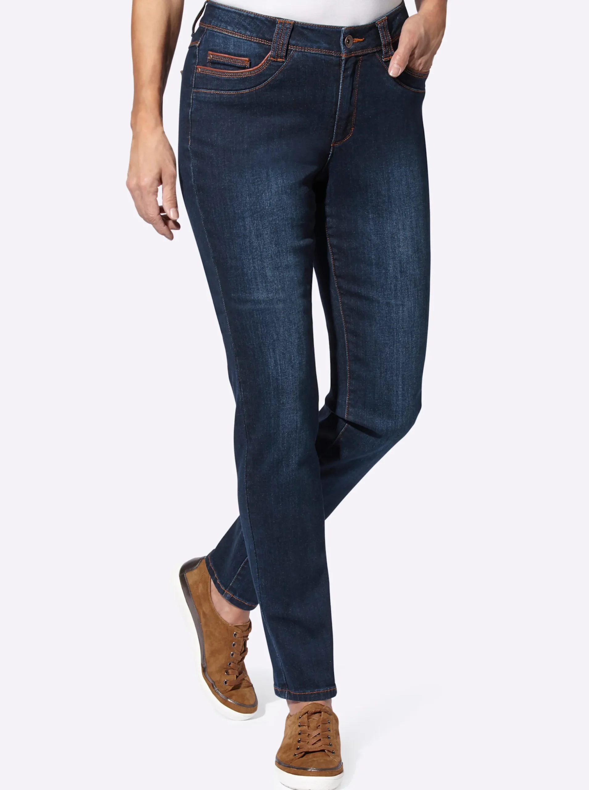Jeans| 5-Pocket-Jeans darkblue