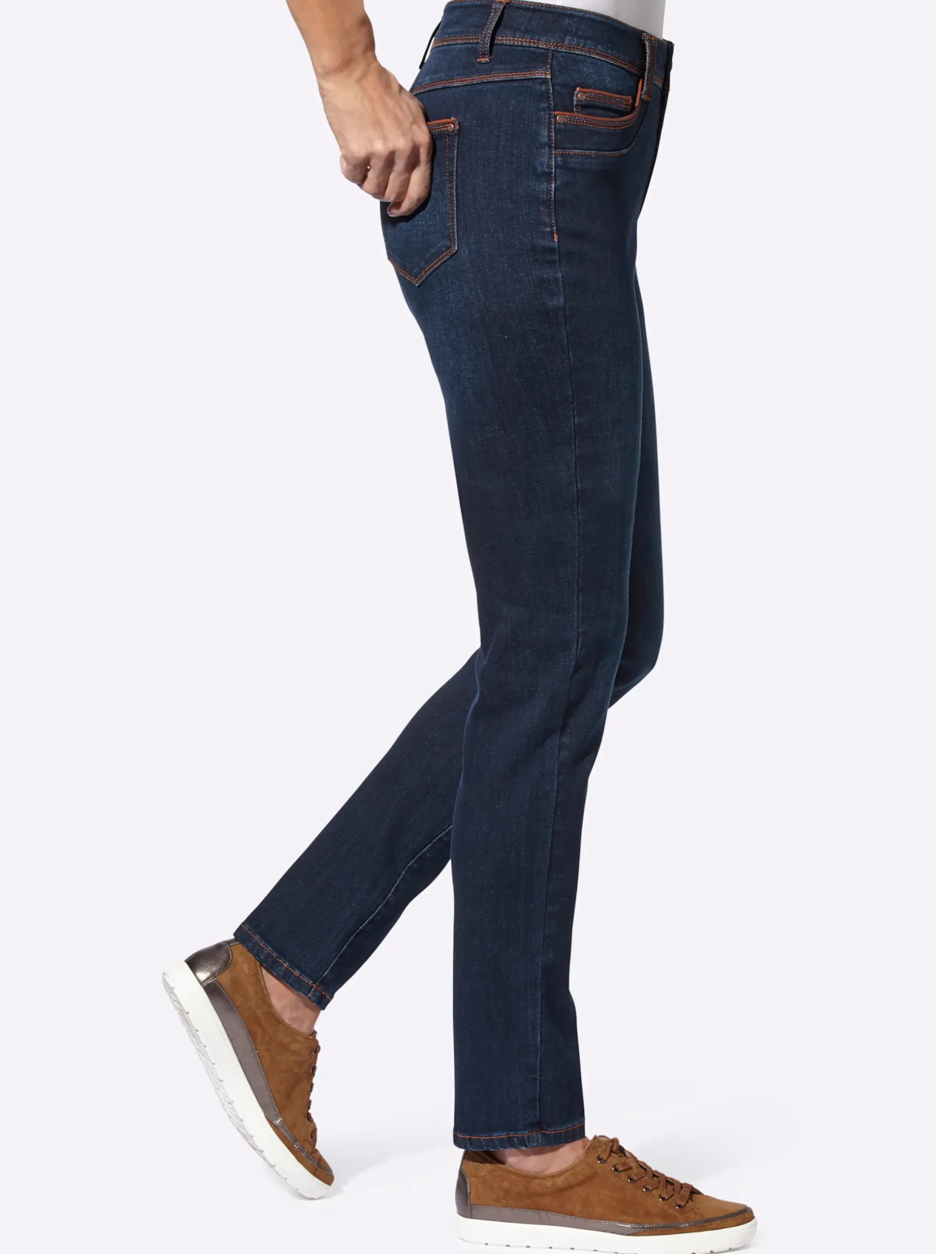 Jeans| 5-Pocket-Jeans darkblue